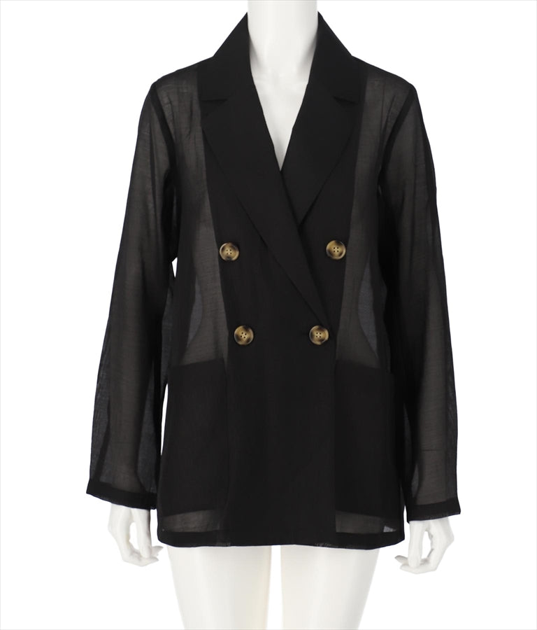 シアー テーラード ジャケット 525-6517