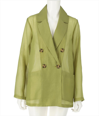 シアー テーラード ジャケット 525-6517