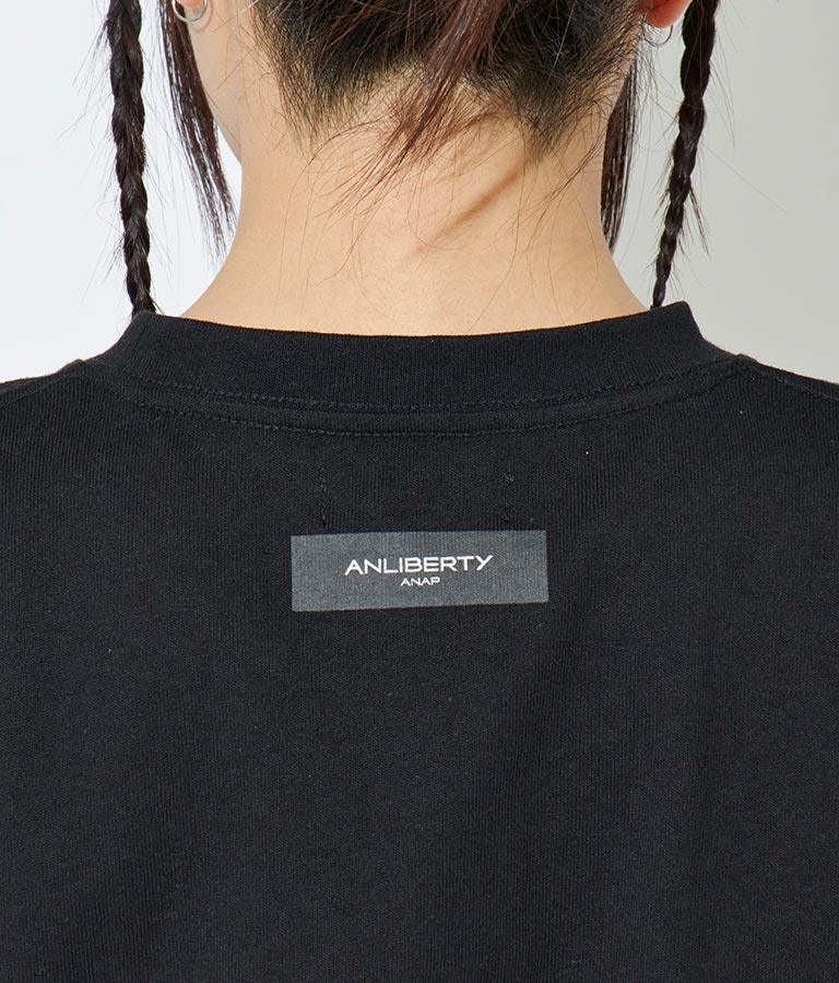 ANLIBERTY ベーシック ロゴ ロングスリーブ Tシャツ 【ユニセックス】 30-3029
