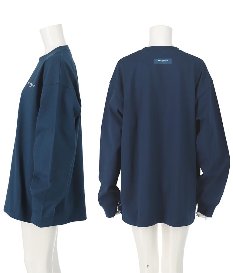 ANLIBERTY ベーシック ロゴ ロングスリーブ Tシャツ 【ユニセックス】 30-3029