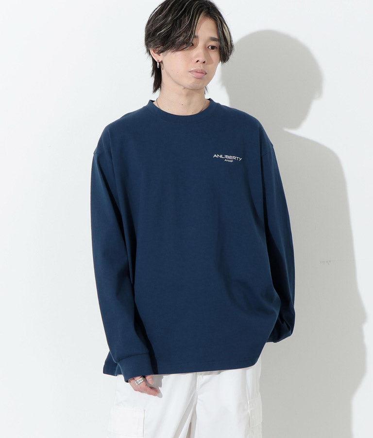 ANLIBERTY ベーシック ロゴ ロングスリーブ Tシャツ 【ユニセックス】 30-3029
