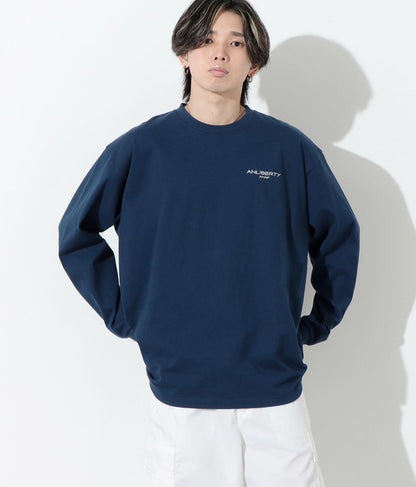 ANLIBERTY ベーシック ロゴ ロングスリーブ Tシャツ 【ユニセックス】 30-3029