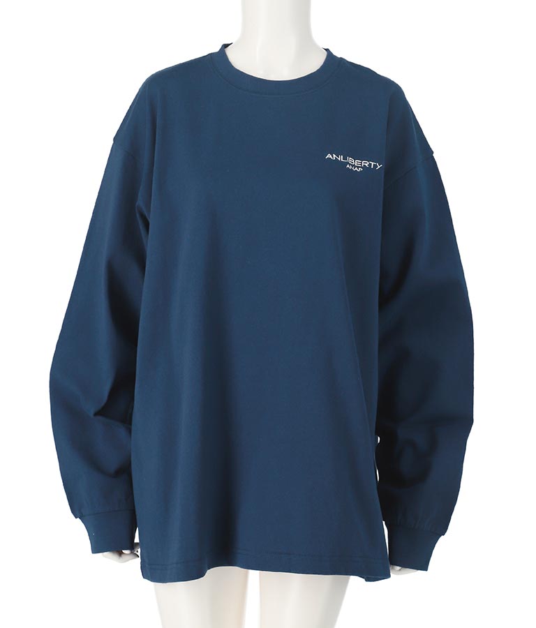 ANLIBERTY ベーシック ロゴ ロングスリーブ Tシャツ 【ユニセックス】 30-3029