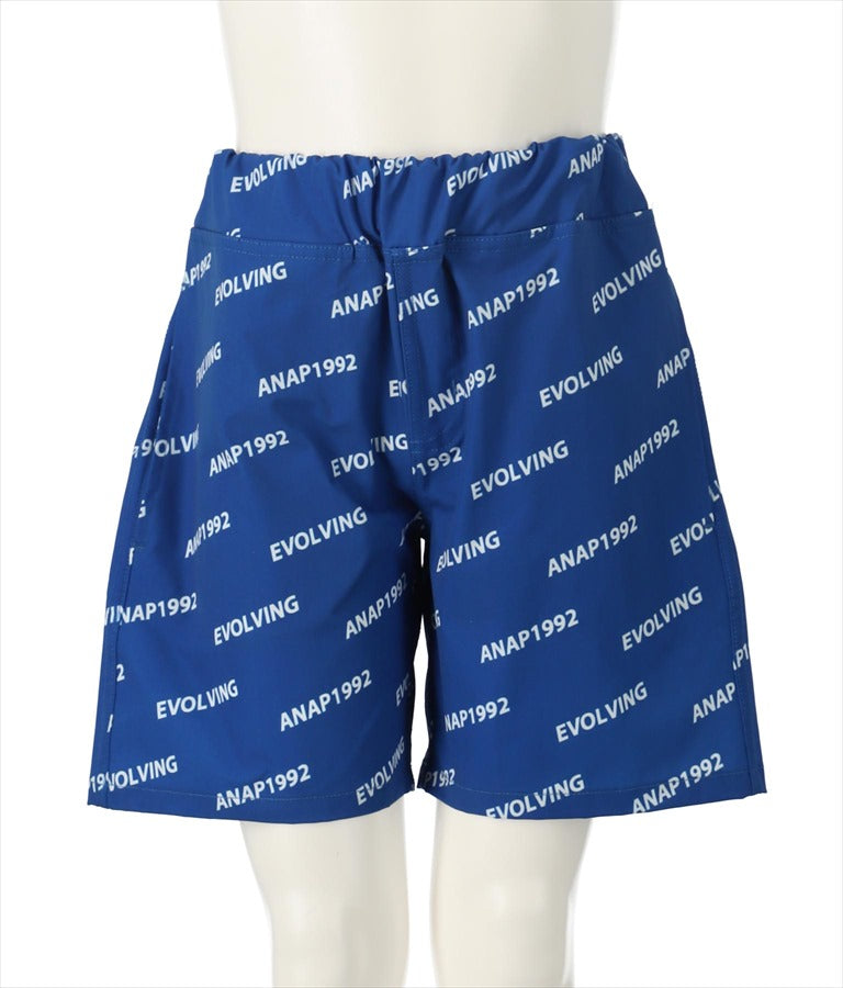 ロゴ総柄ハーフパンツ 422-3038