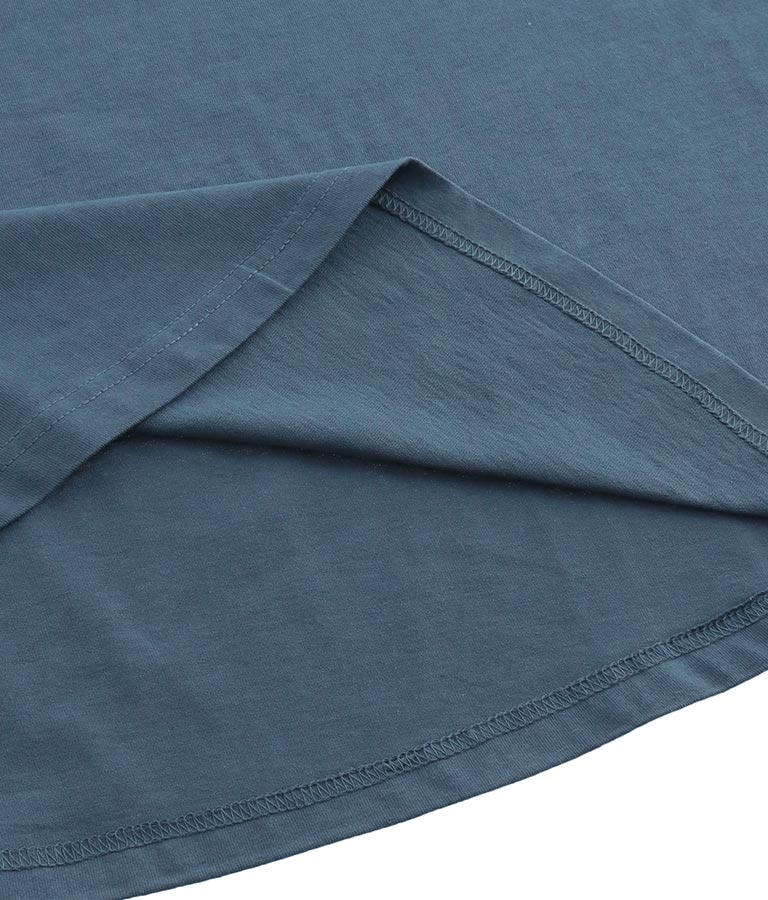 シンプル無地 切替 ラウンド ヘム マキシワンピース 857-5555