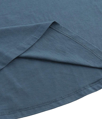 シンプル無地 切替 ラウンド ヘム マキシワンピース 857-5555