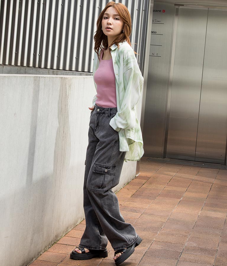 タイダイ柄 シャツ 154-5382