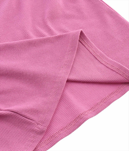 ラグランボリュームスリーブリブトップスカットソー