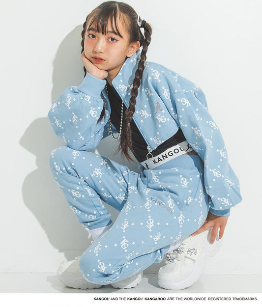 ANAP R+S × KANGOL KIDS モノグラム 柄 3点セット 918-7058