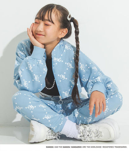 ANAP R+S × KANGOL KIDS モノグラム 柄 3点セット 918-7058