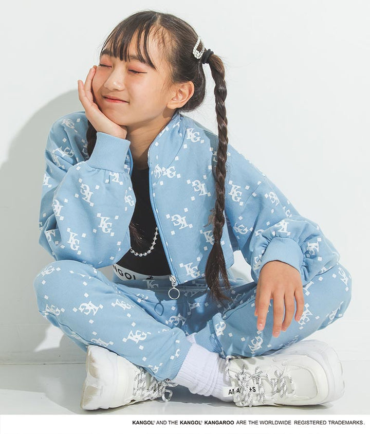 ANAP R+S × KANGOL KIDS モノグラム 柄 3点セット 918-7058