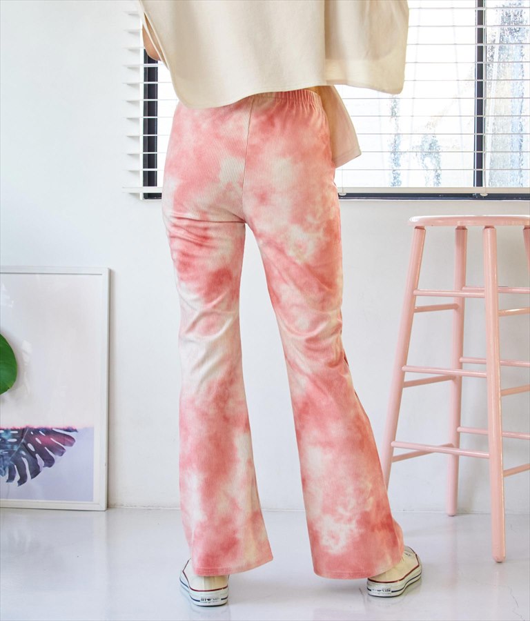 タイダイ コーデュロイ フレア パンツ  852-5597