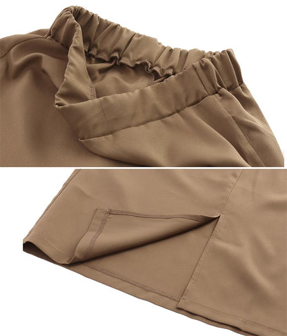 バックスリットロングスカート