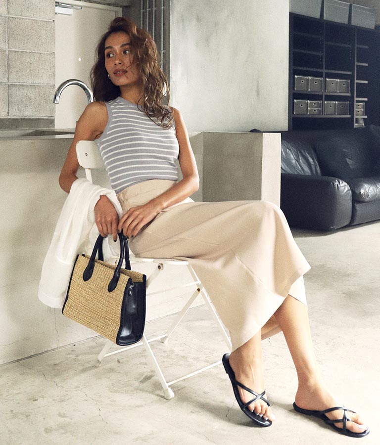 バックスリットロングスカート 151-5248