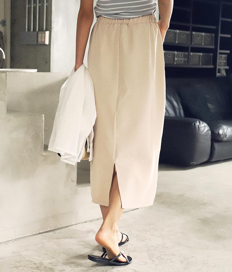 バックスリットロングスカート 151-5248