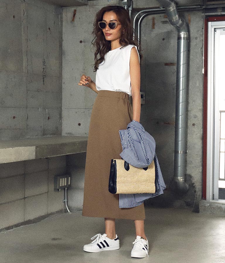 バックスリットロングスカート 151-5248