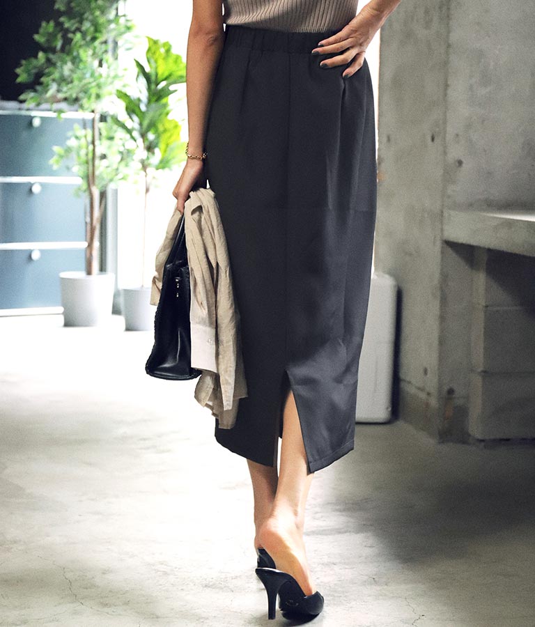 バックスリットロングスカート 151-5248