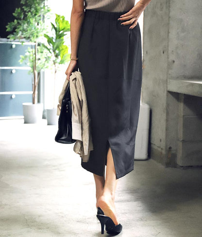 バックスリットロングスカート 151-5248