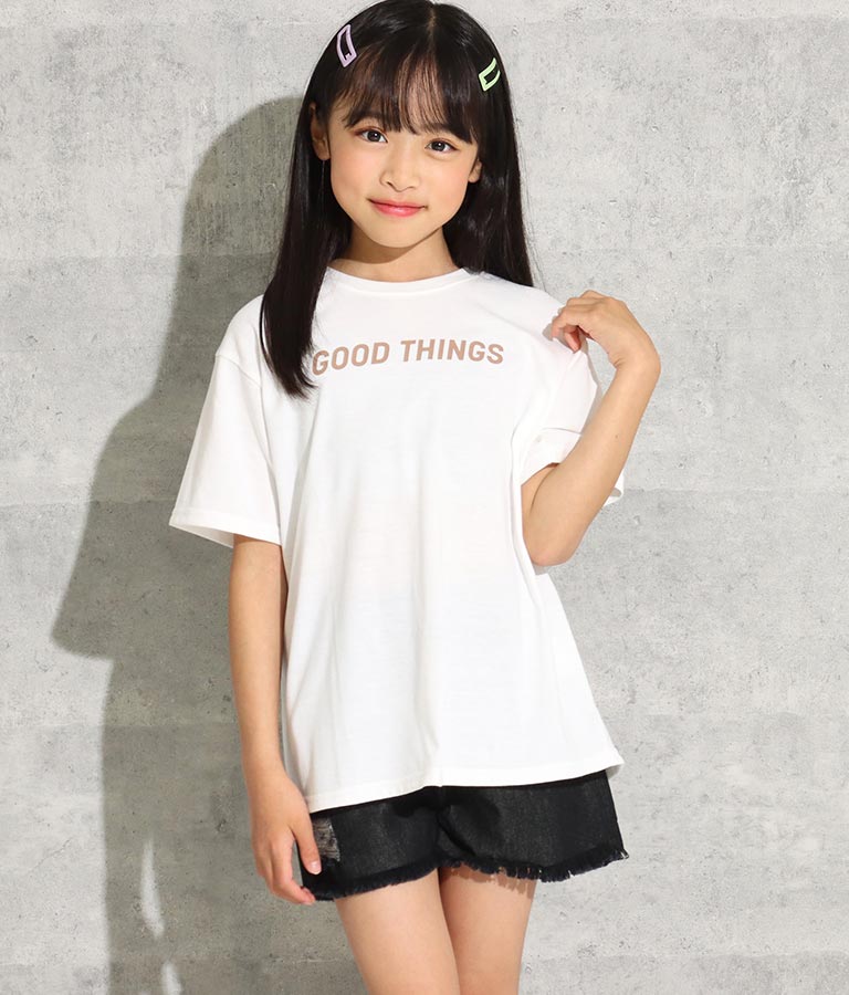 バック プリント ビッグ Tシャツ 423-2834