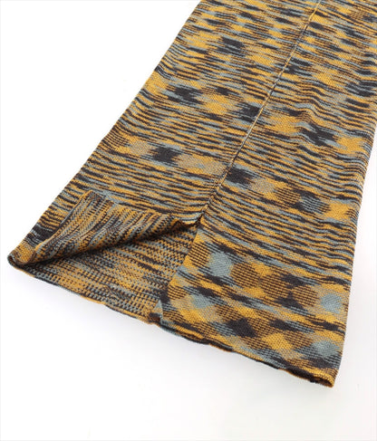 段染め柄 バックスリット フレア パンツ 852-5419