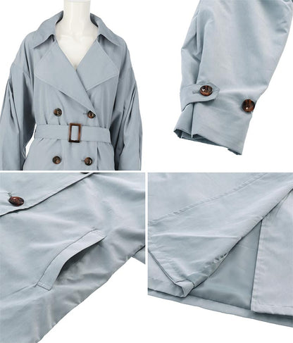 ボリューム スリーブタック トレンチ コート 795-8312