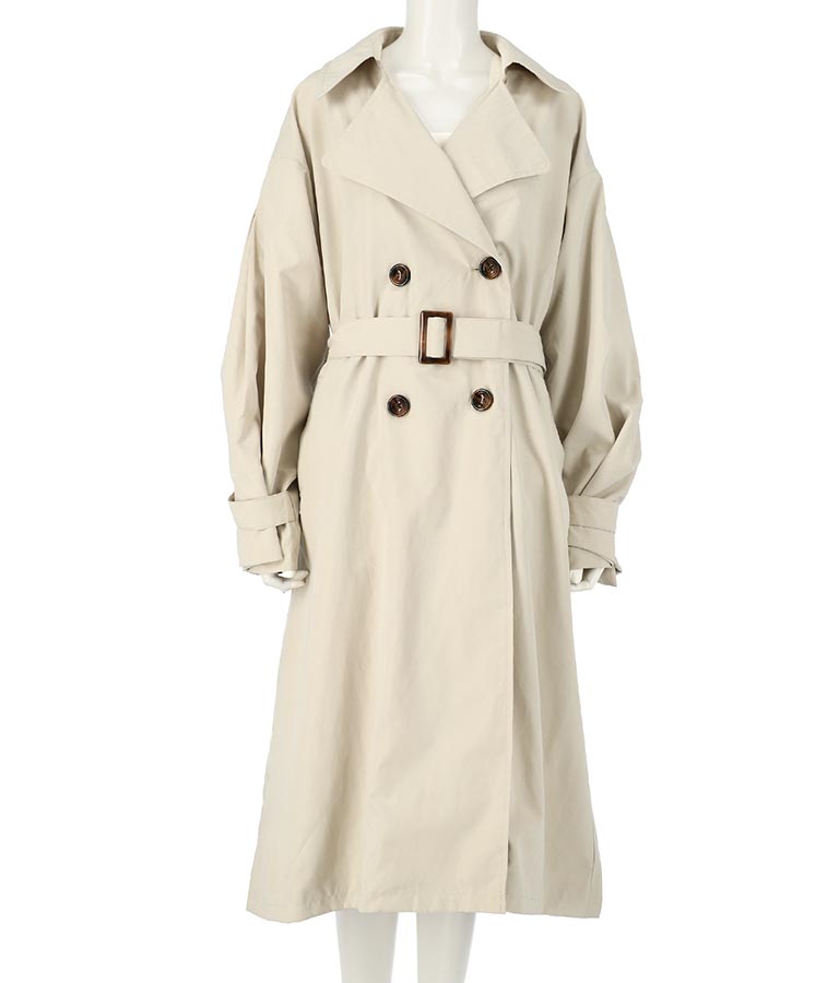 ボリューム スリーブタック トレンチ コート 795-8312