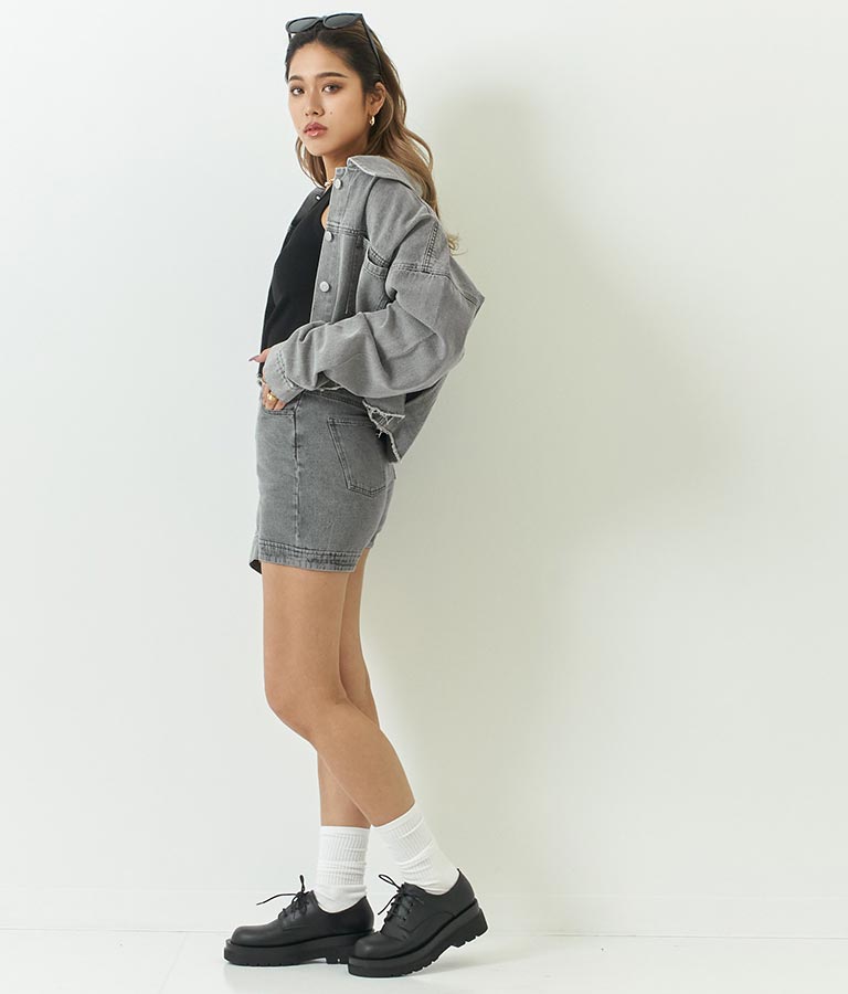 デニム デザイン ショート パンツ 792-8432