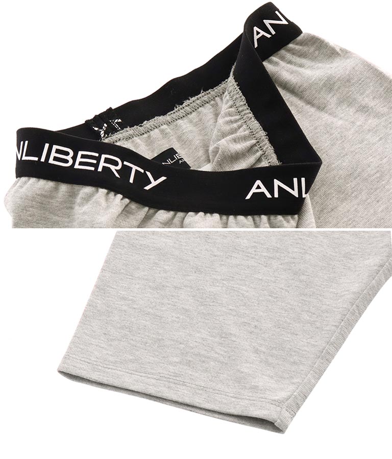ANLIBERTY ロゴ ゴム ハーフ レギンス 30-2022
