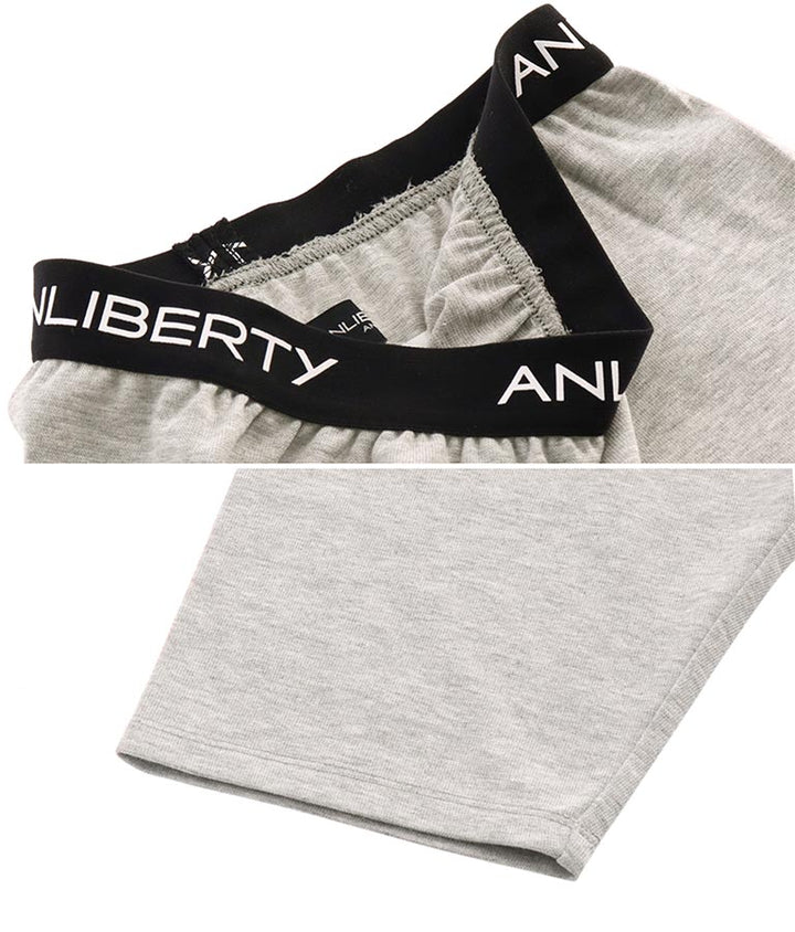ANLIBERTY ロゴ ゴム ハーフ レギンス 30-2022
