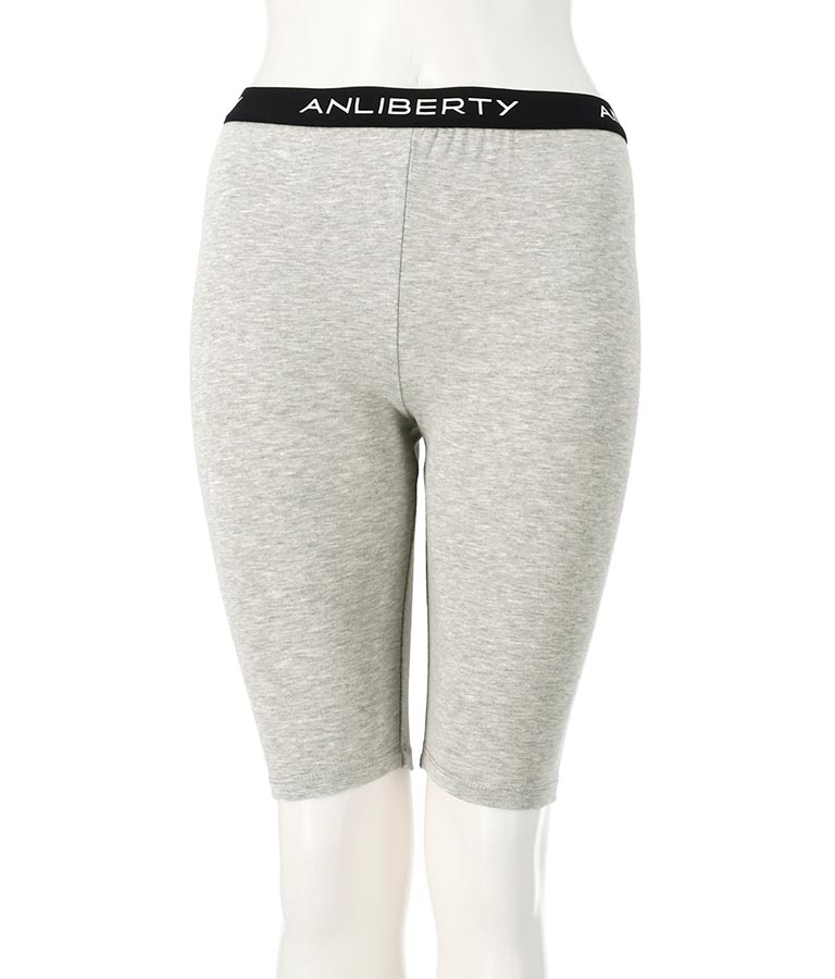 ANLIBERTY ロゴ ゴム ハーフ レギンス 30-2022