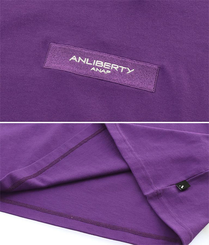 ANLIBERTY ベーシック ボックス ロゴ Tシャツ【ユニセックス】 30-3026