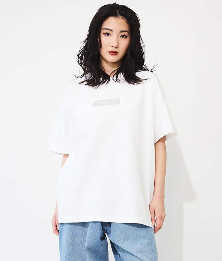 ANLIBERTY ベーシック ボックス ロゴ Tシャツ【ユニセックス】 30-3026