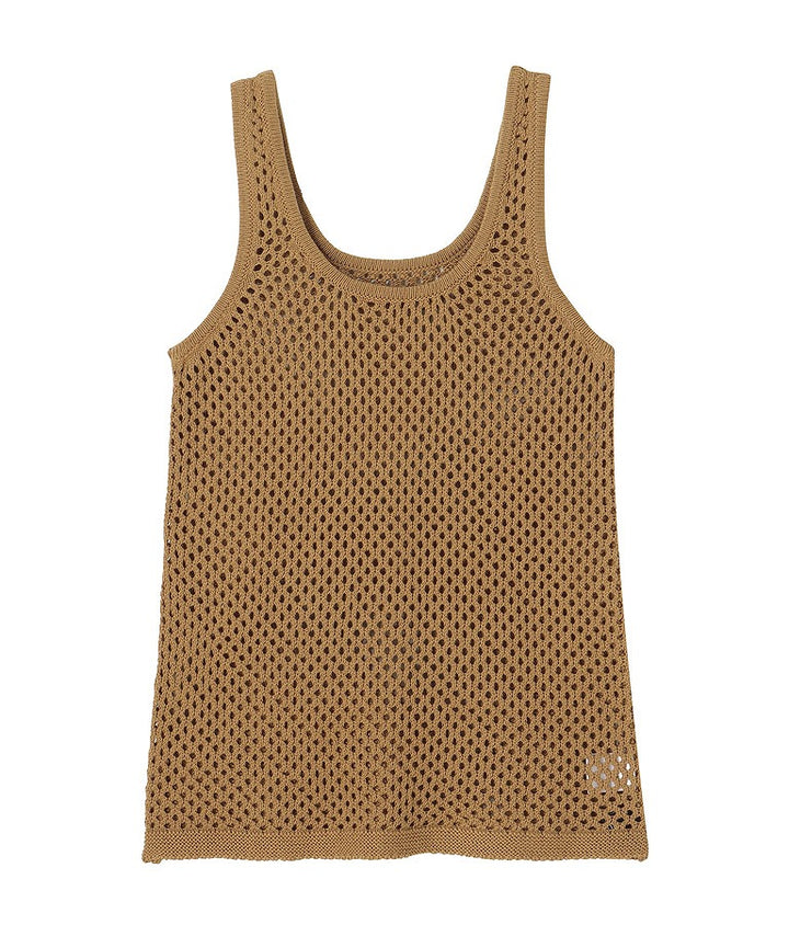 メッシュ編みタンクトップ 493-2695