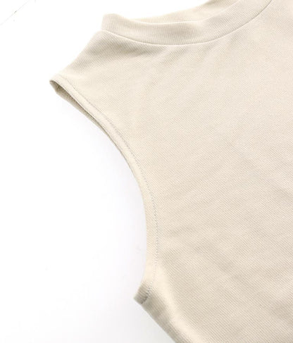 ミニ裏毛 ノースリーブ ロング ワンピース 797-8890