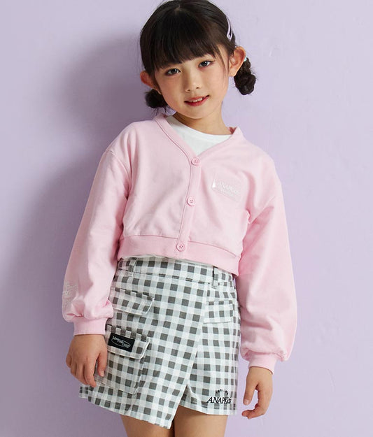 ショート 裏毛 カーディガン × ロンT セット【ジュニアお揃い】 428-2959