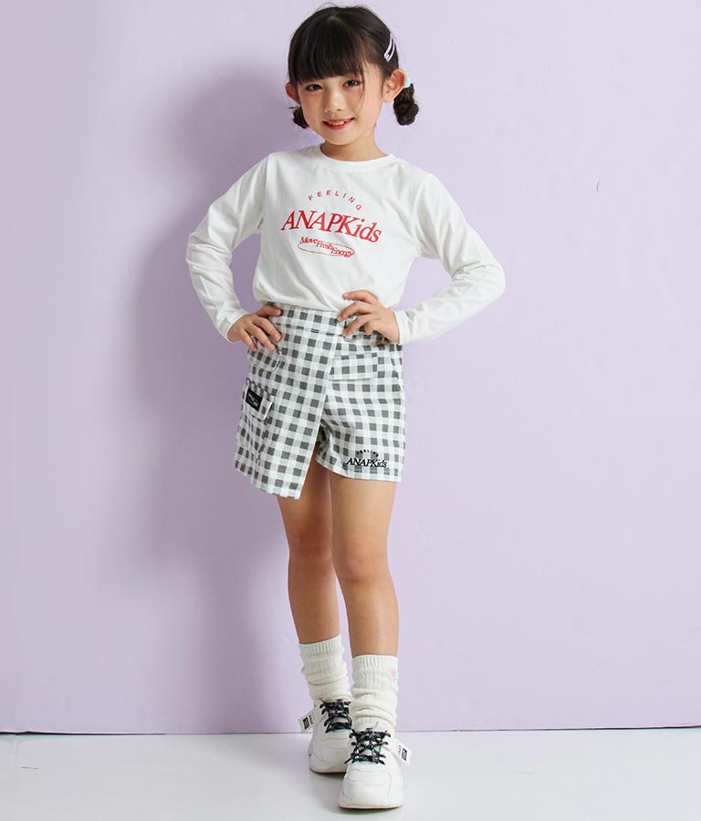 ショート 裏毛 カーディガン × ロンT セット【ジュニアお揃い】 428-2959