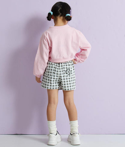 ショート 裏毛 カーディガン × ロンT セット【ジュニアお揃い】 428-2959