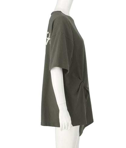 フロントツイストスリットTシャツ 153-5376