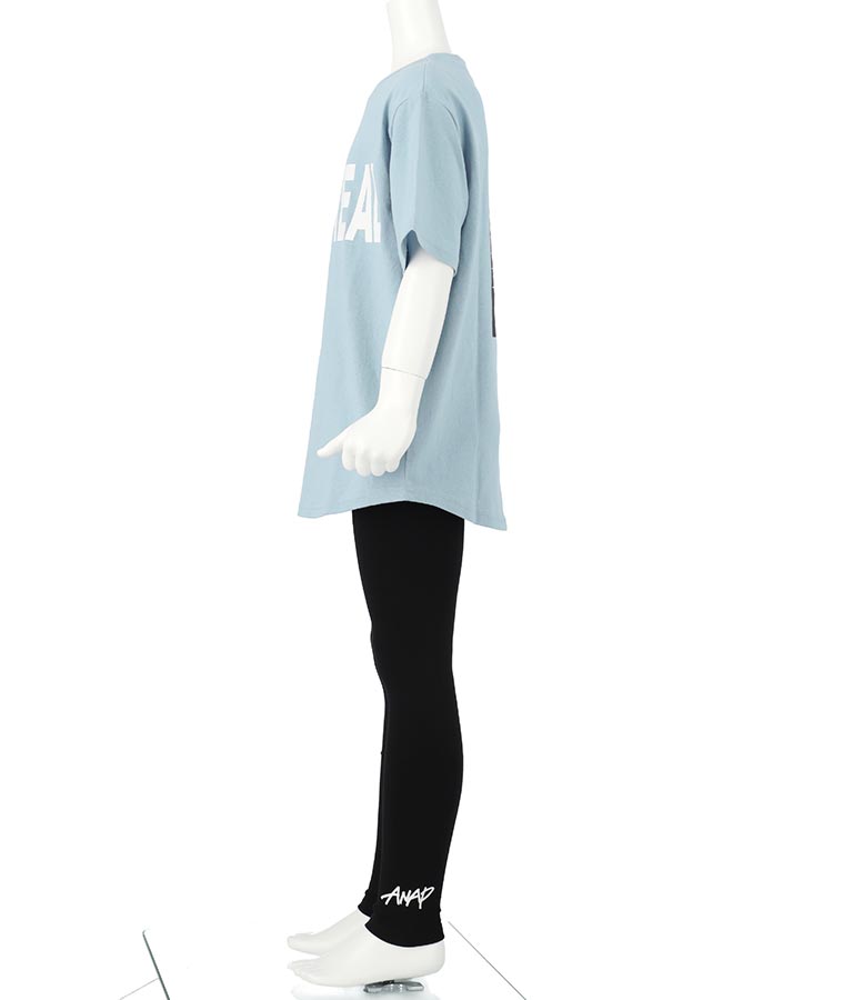 ビッグ Tシャツ + レギンス 巾着セット  428-2748
