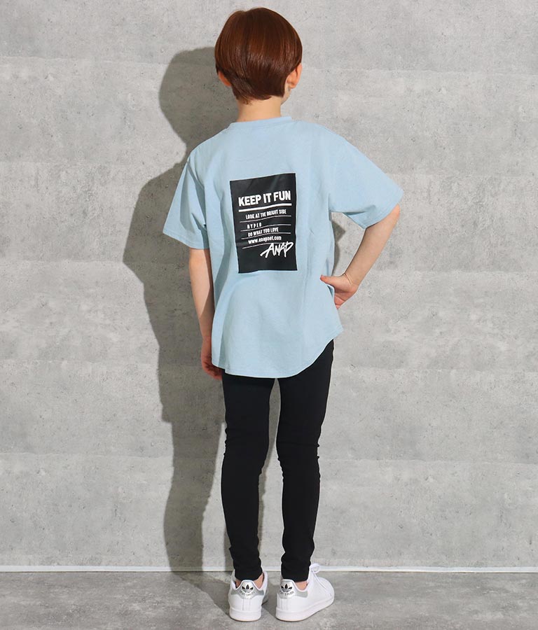 ビッグ Tシャツ + レギンス 巾着セット  428-2748