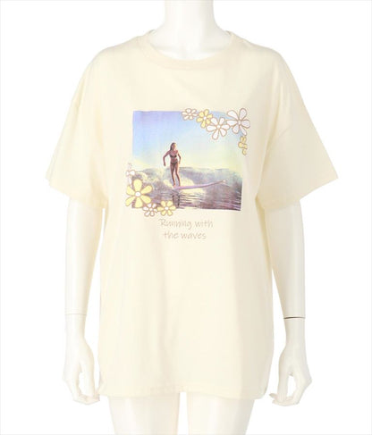 SURFGIRL 転写プリントフラワーアート Tシャツ 853-5615