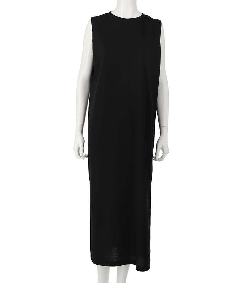 ミニ裏毛 ノースリーブ ロング ワンピース 797-8890