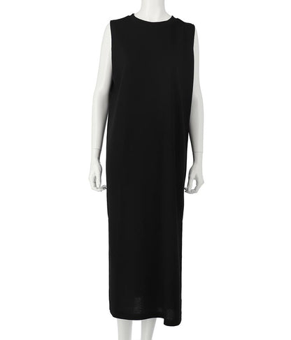 ミニ裏毛 ノースリーブ ロング ワンピース 797-8890