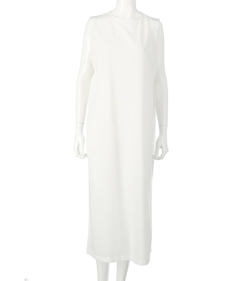 ミニ裏毛 ノースリーブ ロング ワンピース 797-8890