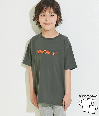 3D刺繍 ビッグ Tシャツ【親子お揃い】 423-3046
