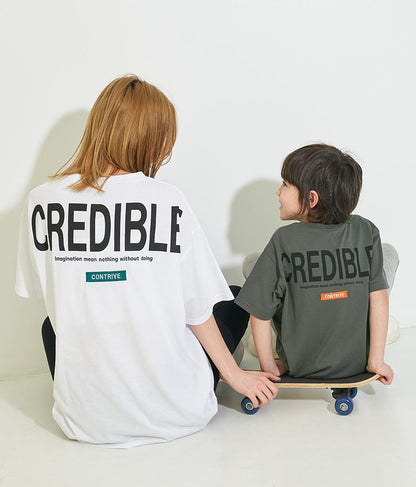 3D刺繍 ビッグ Tシャツ【親子お揃い】 423-3046