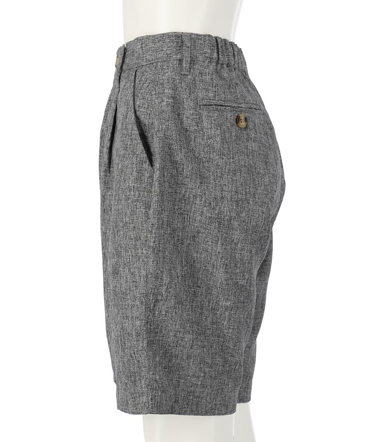 麻タッチショートパンツ 522-6286