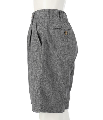 麻タッチショートパンツ 522-6286