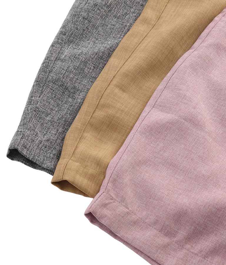 麻タッチショートパンツ 522-6286
