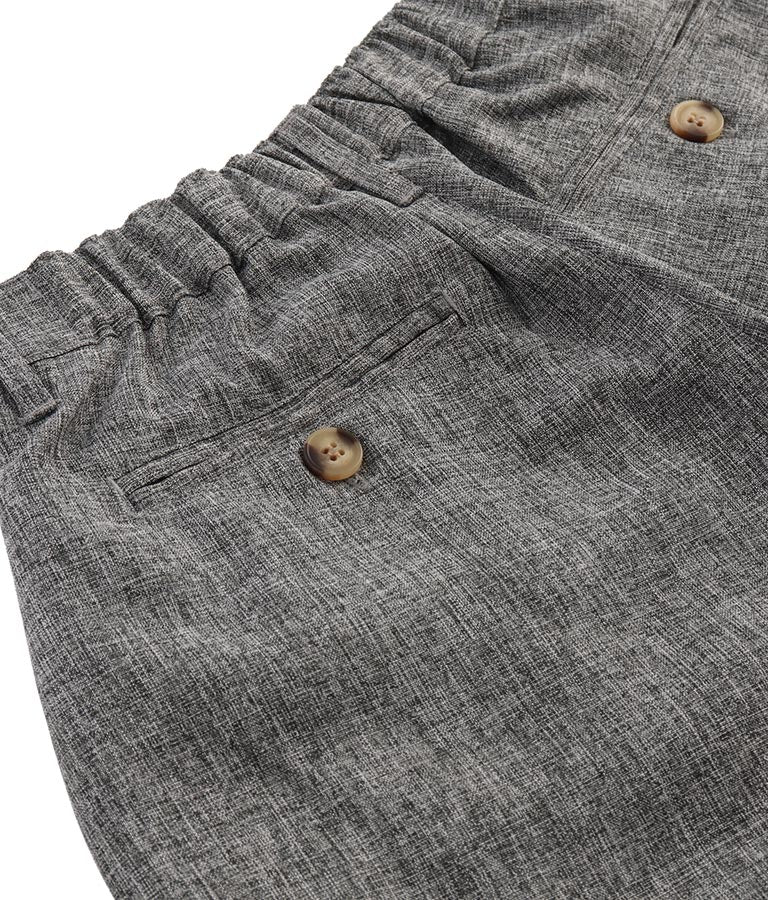 麻タッチショートパンツ 522-6286